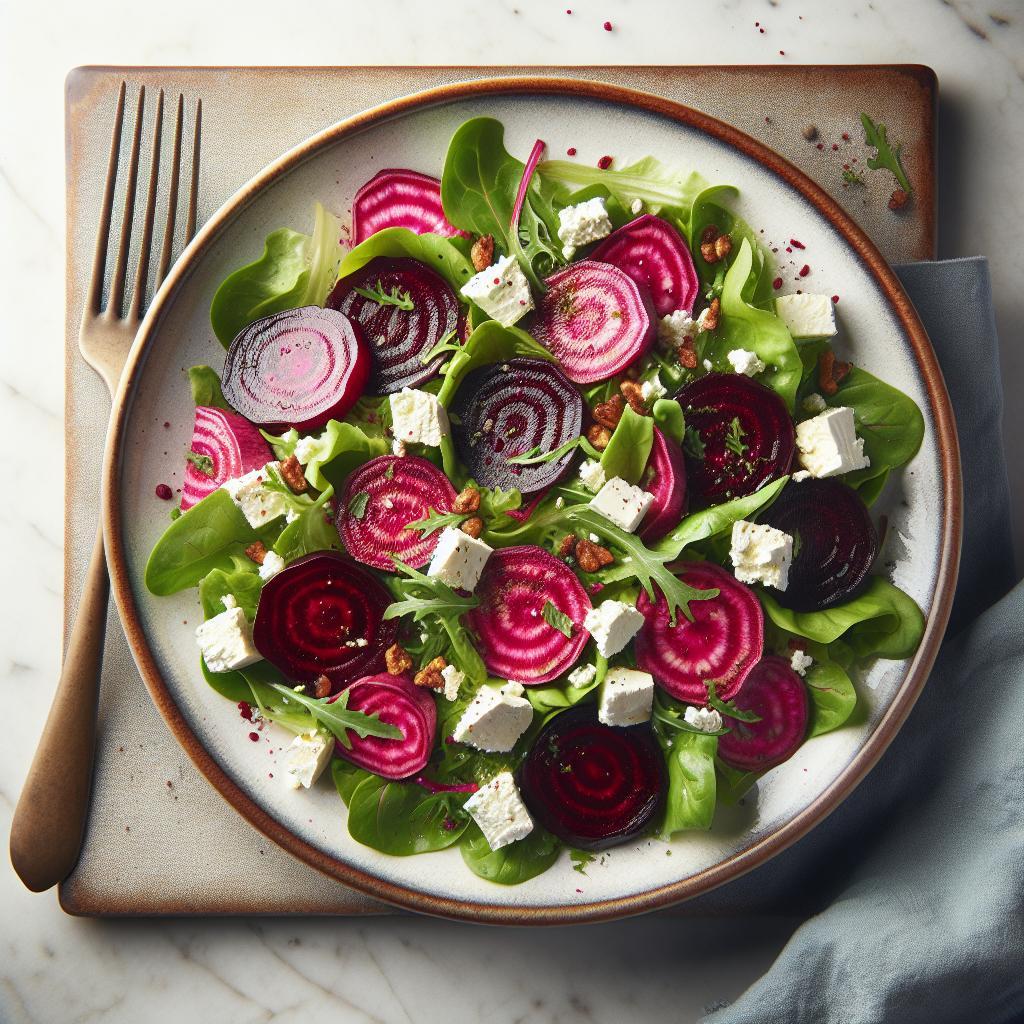 Brighten Your Menu: Roasted Beet Salad with Goat Cheese