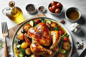 Golden-Honey Balsamic Chicken: A Savory Roast Delight