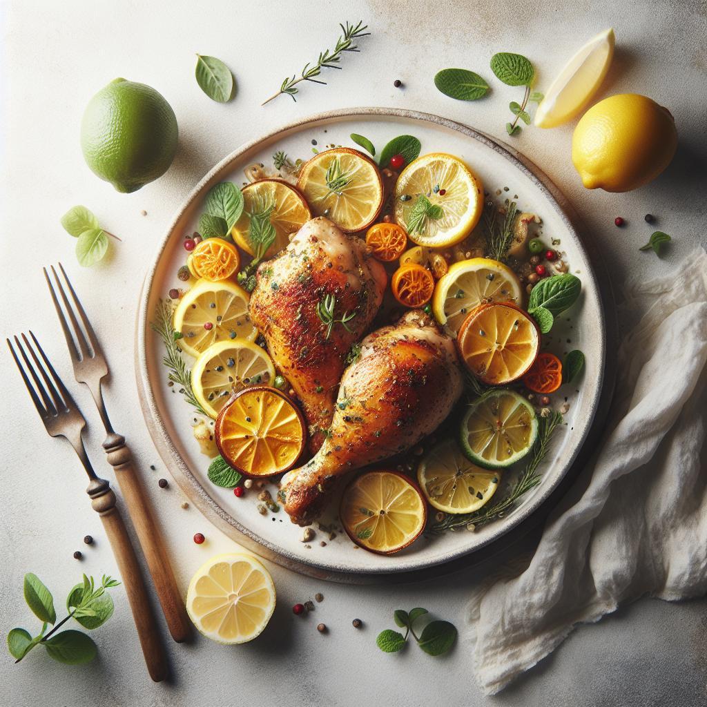 Zesty Lemon Herb Roasted Chicken Thighs: A Flavorful Classic
