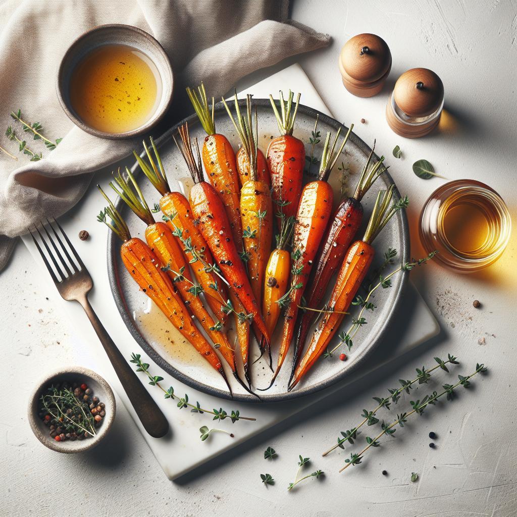 Sweet & Savory Harmony: Honey Roasted Carrots with Thyme