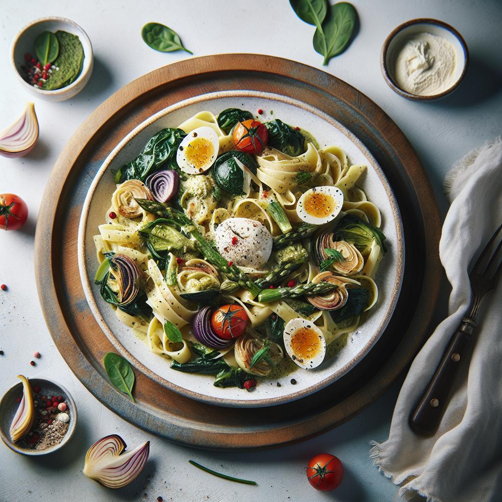 Indulge in Creamy Spinach Artichoke Pasta Bliss