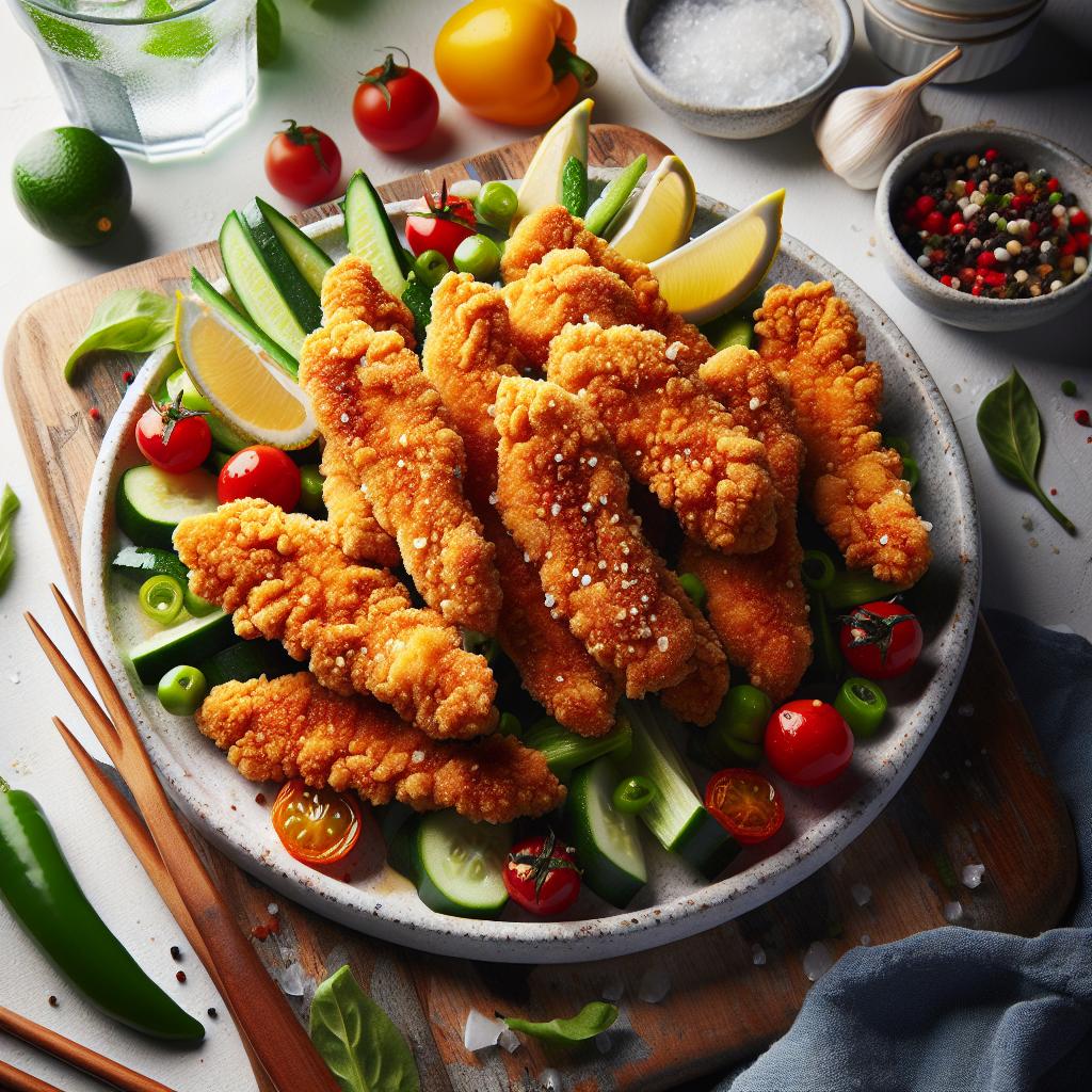 Crispy Oven Fried Chicken Tenders: A Healthy Twist on a Classic Favorite