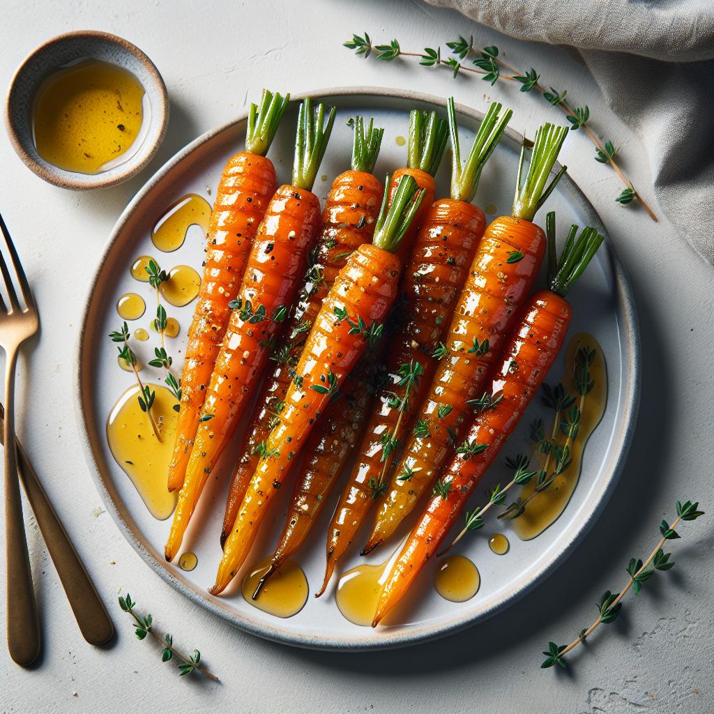 Sweet & Savory Harmony: Honey Roasted Carrots with Thyme