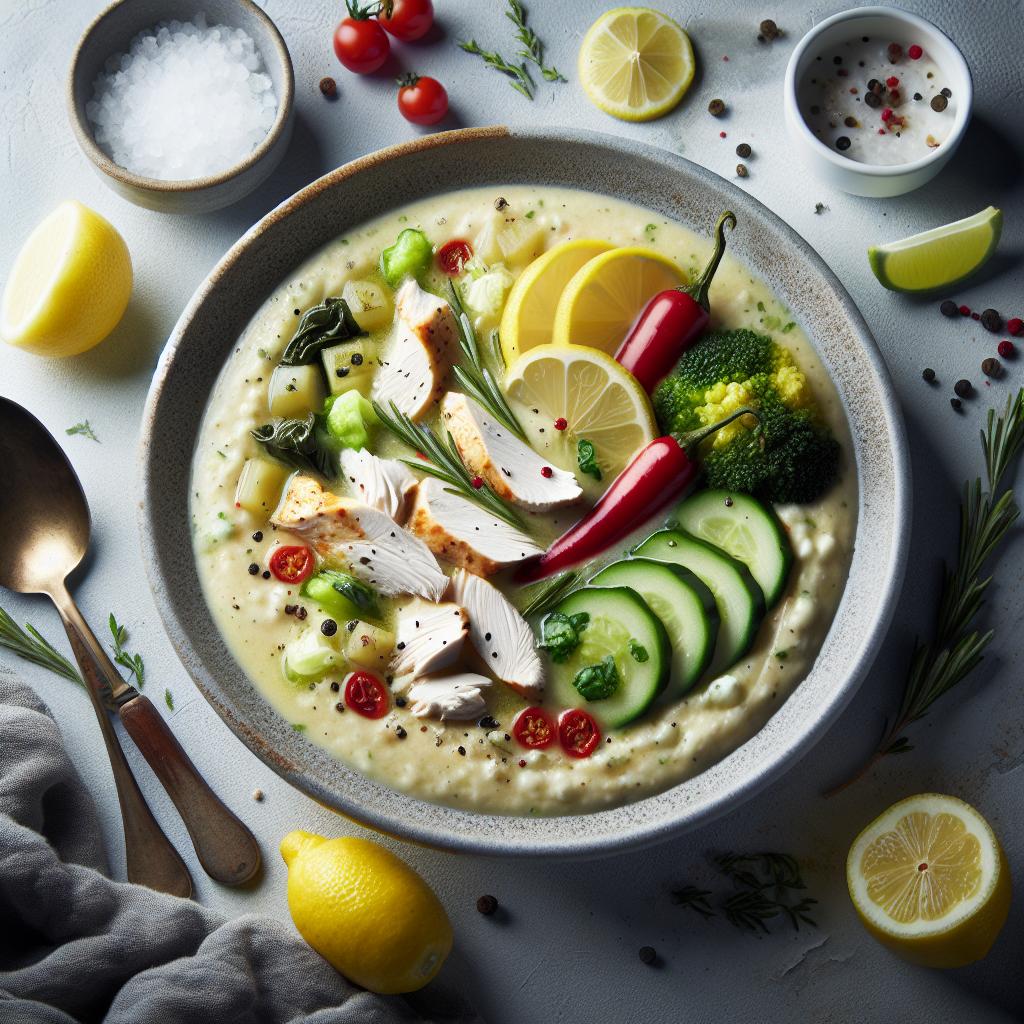 Zesty Comfort: How to Make Creamy Lemon Chicken Soup