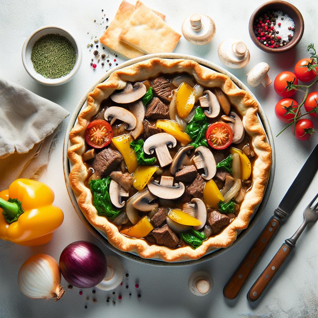 Hearty Beef and Mushroom Pot Pie: A Comfort Food Classic