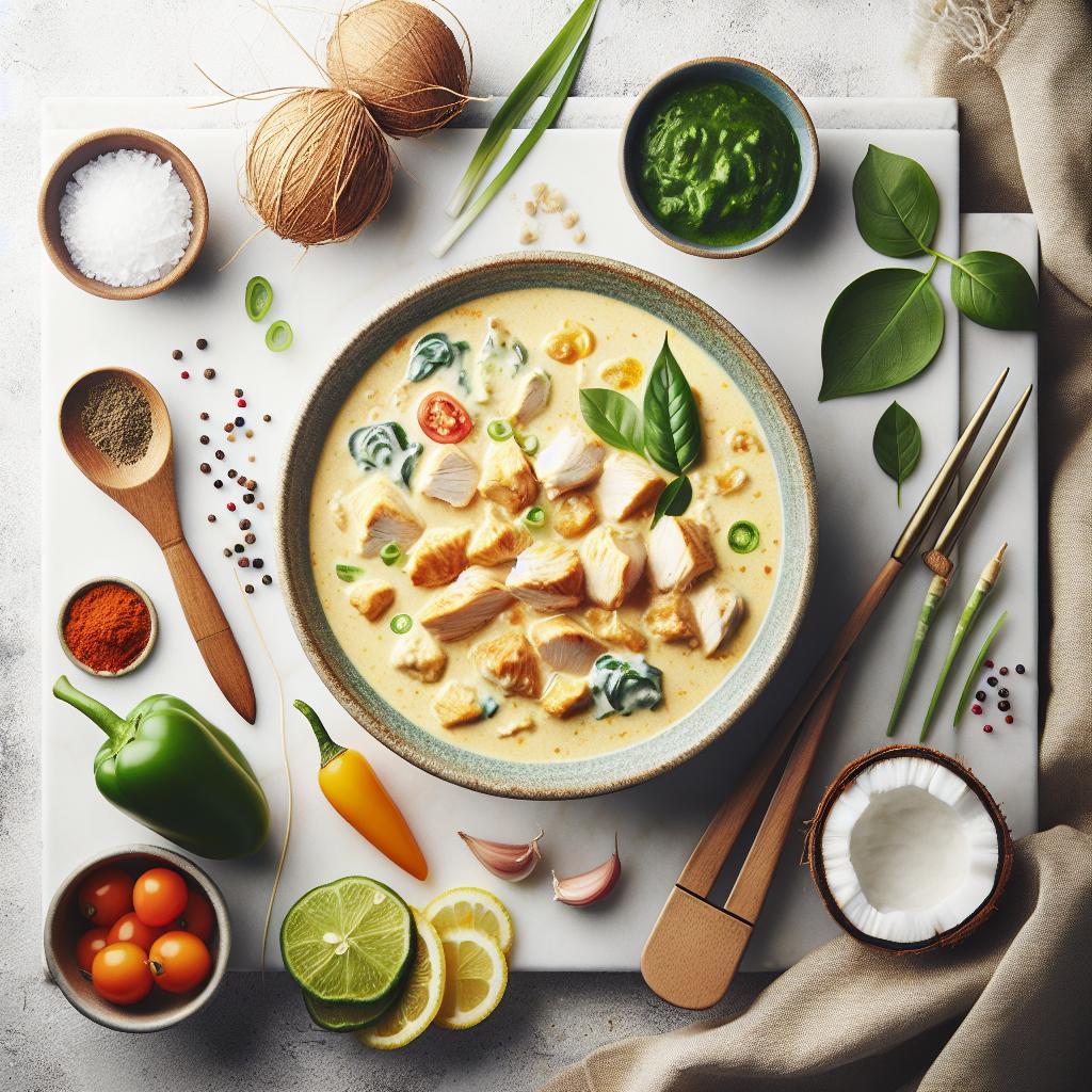 Indulge in Creamy Coconut Chicken Curry: A Flavorful Journey