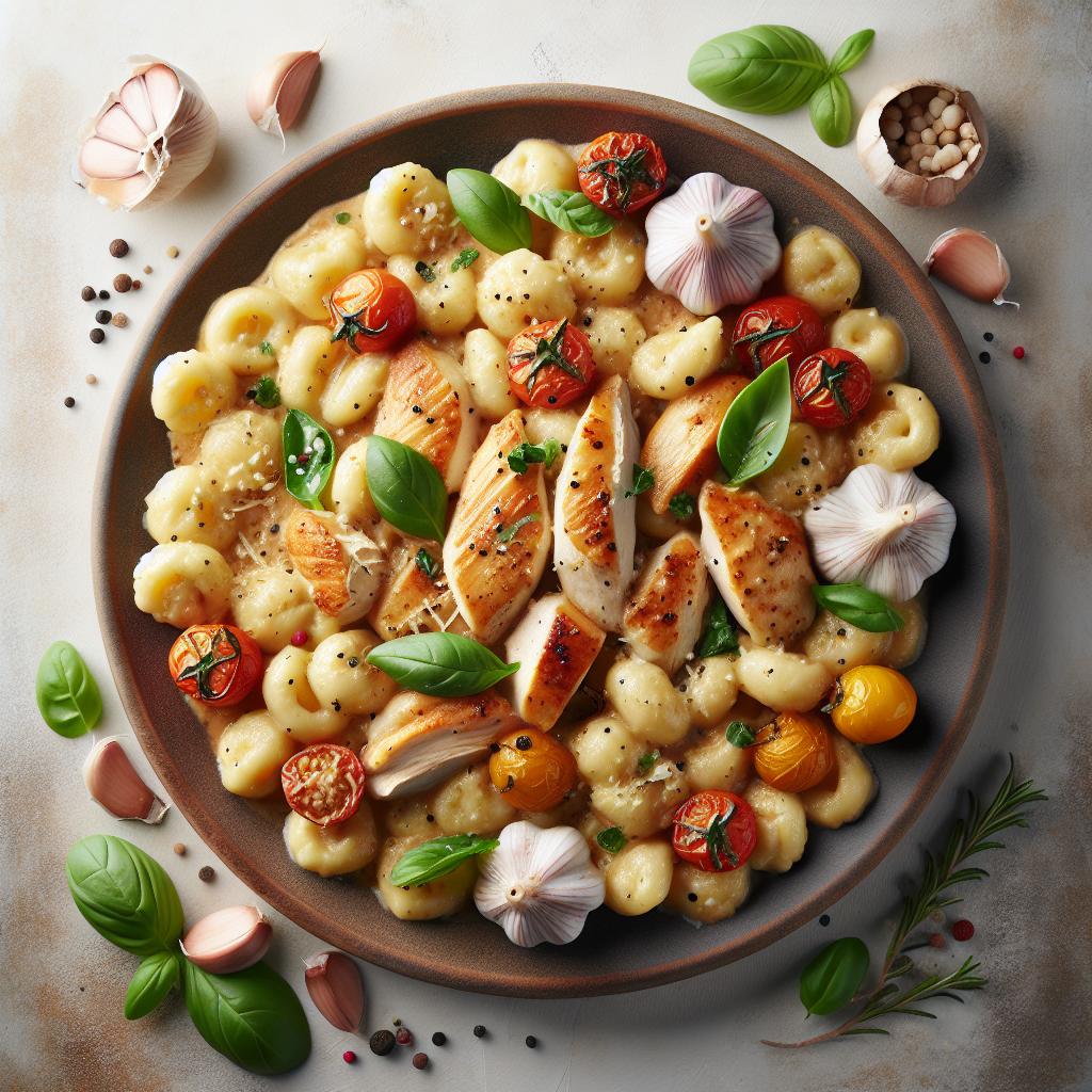 Indulgent Creamy Garlic Chicken Gnocchi Recipe to Savor