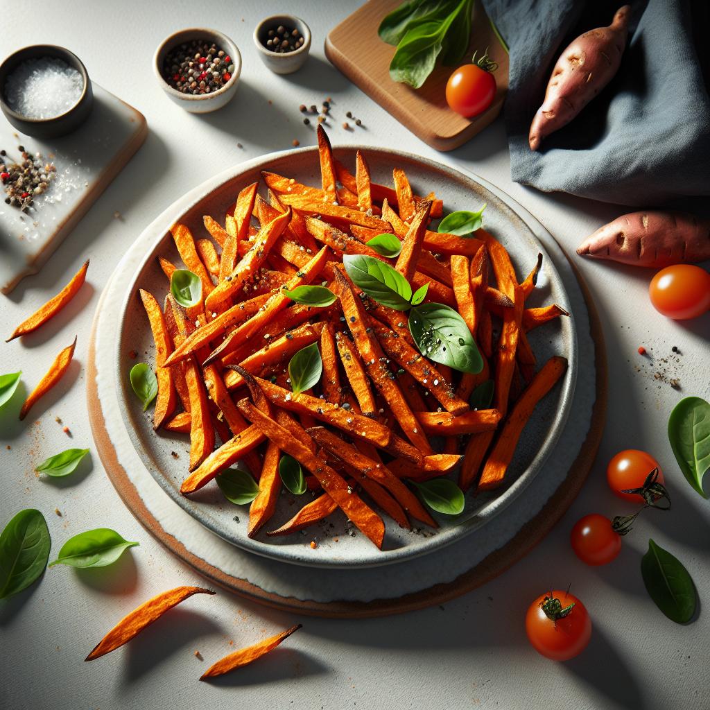 Crispy Roasted Sweet Potato Fries: A Healthy Snack Delight