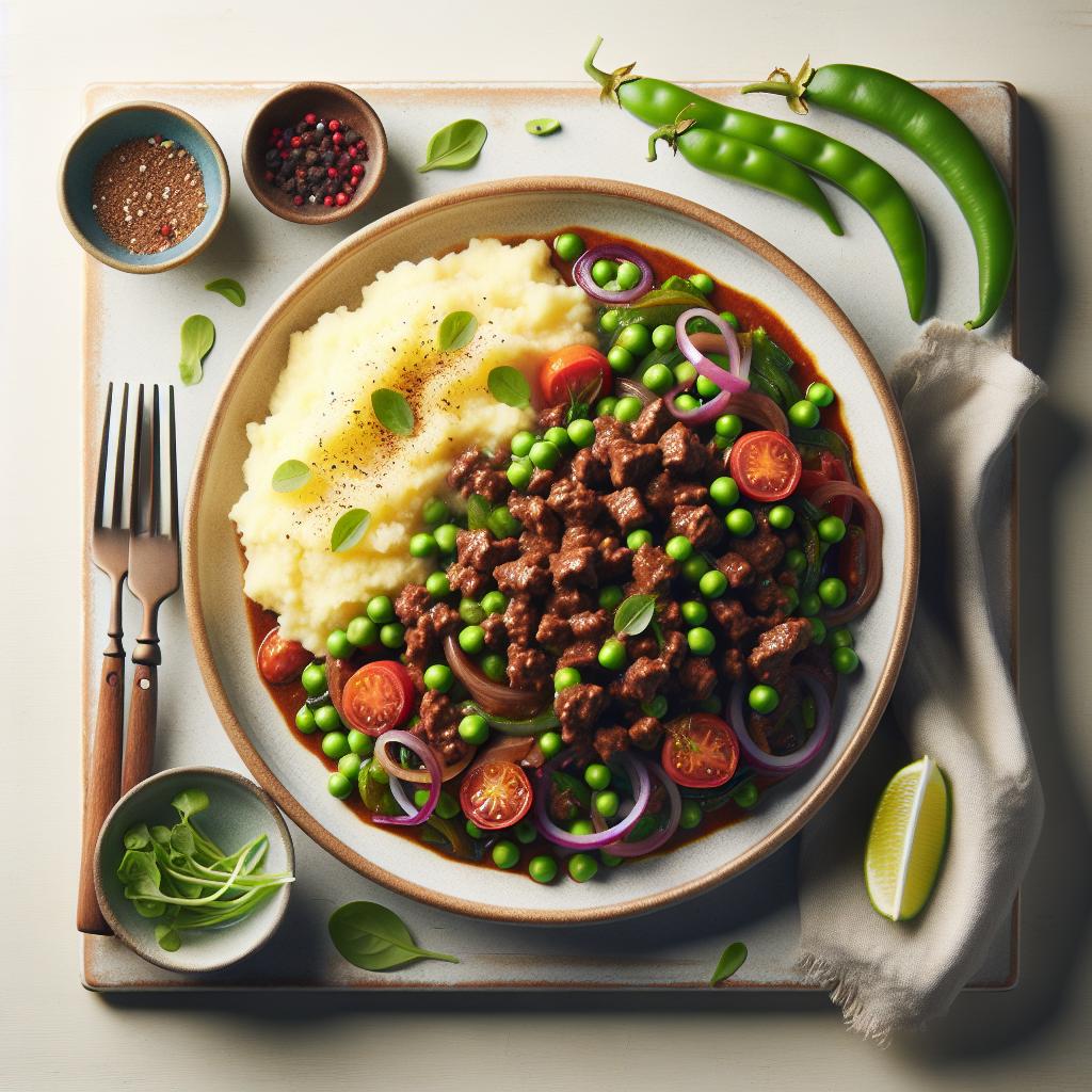 Savor the Flavor: Hearty Beef Keema with Sweet Peas Delight