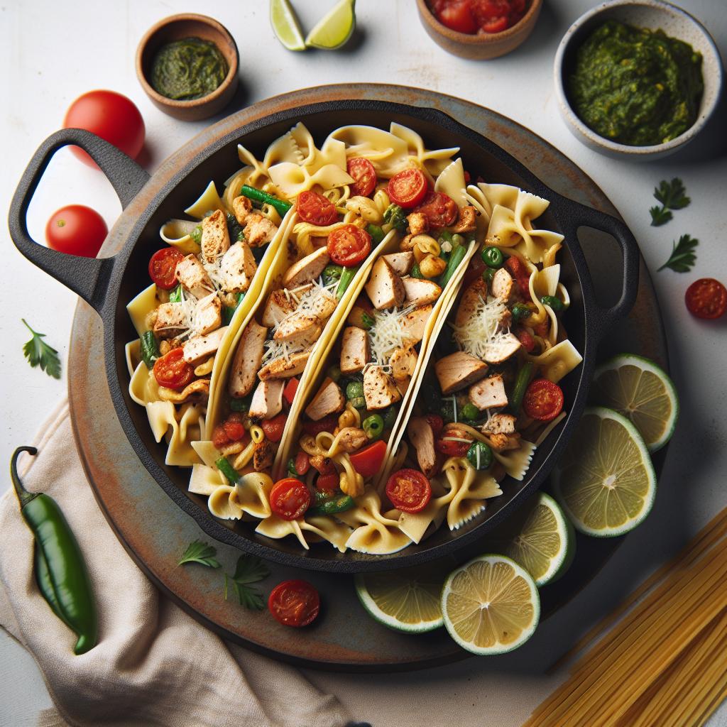 One-Pan Turkey Taco Pasta Skillet: Easy Flavor Fusion