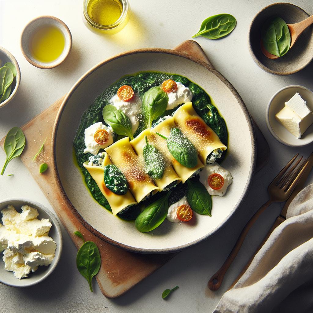 Creamy Spinach & Ricotta Cannelloni: A Comfort Classic