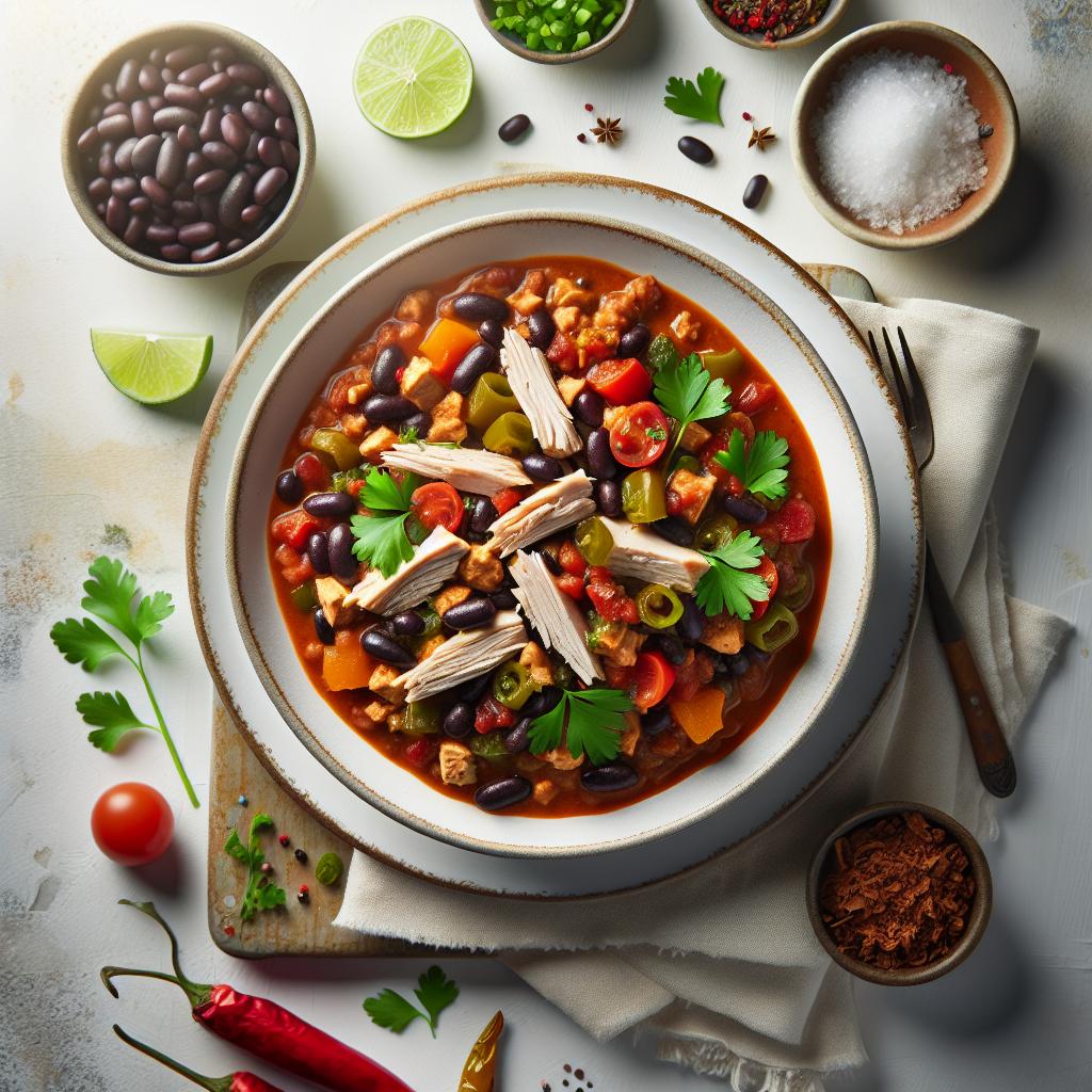 Hearty Turkey Chili with Black Beans: A Nutritious Classic