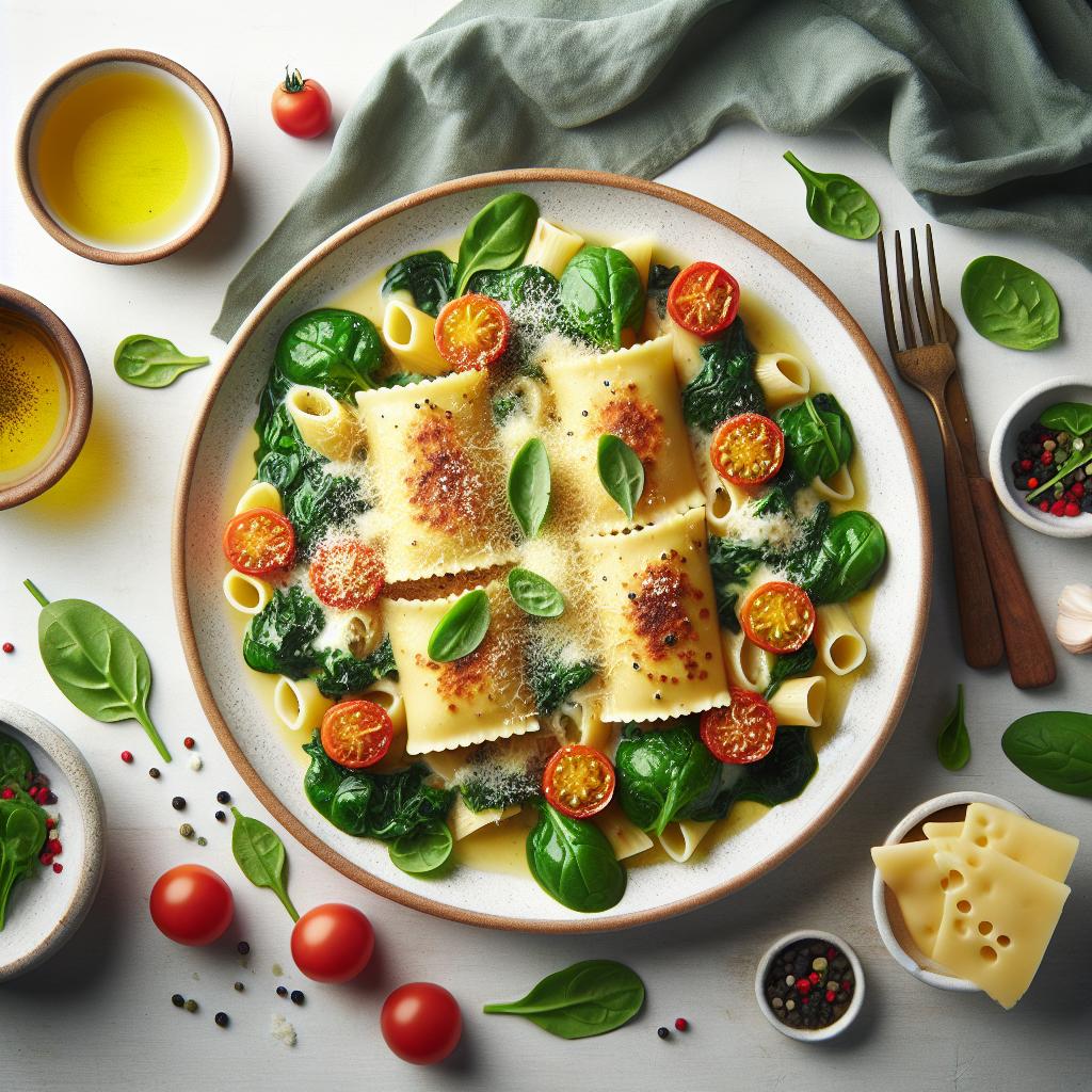 Decadent Creamy Spinach and Ricotta Cannelloni Delight