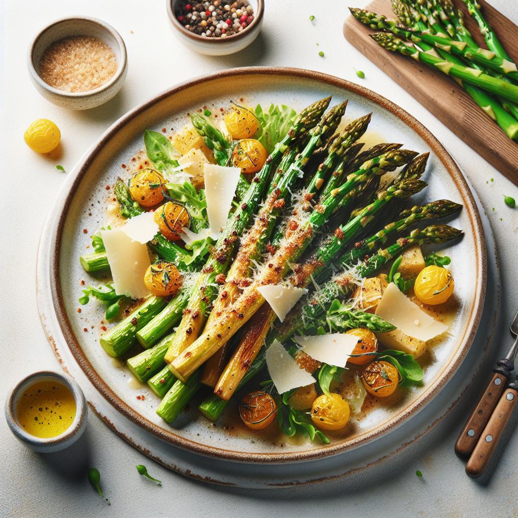 Golden Roasted Asparagus with Parmesan: A Flavorful Twist