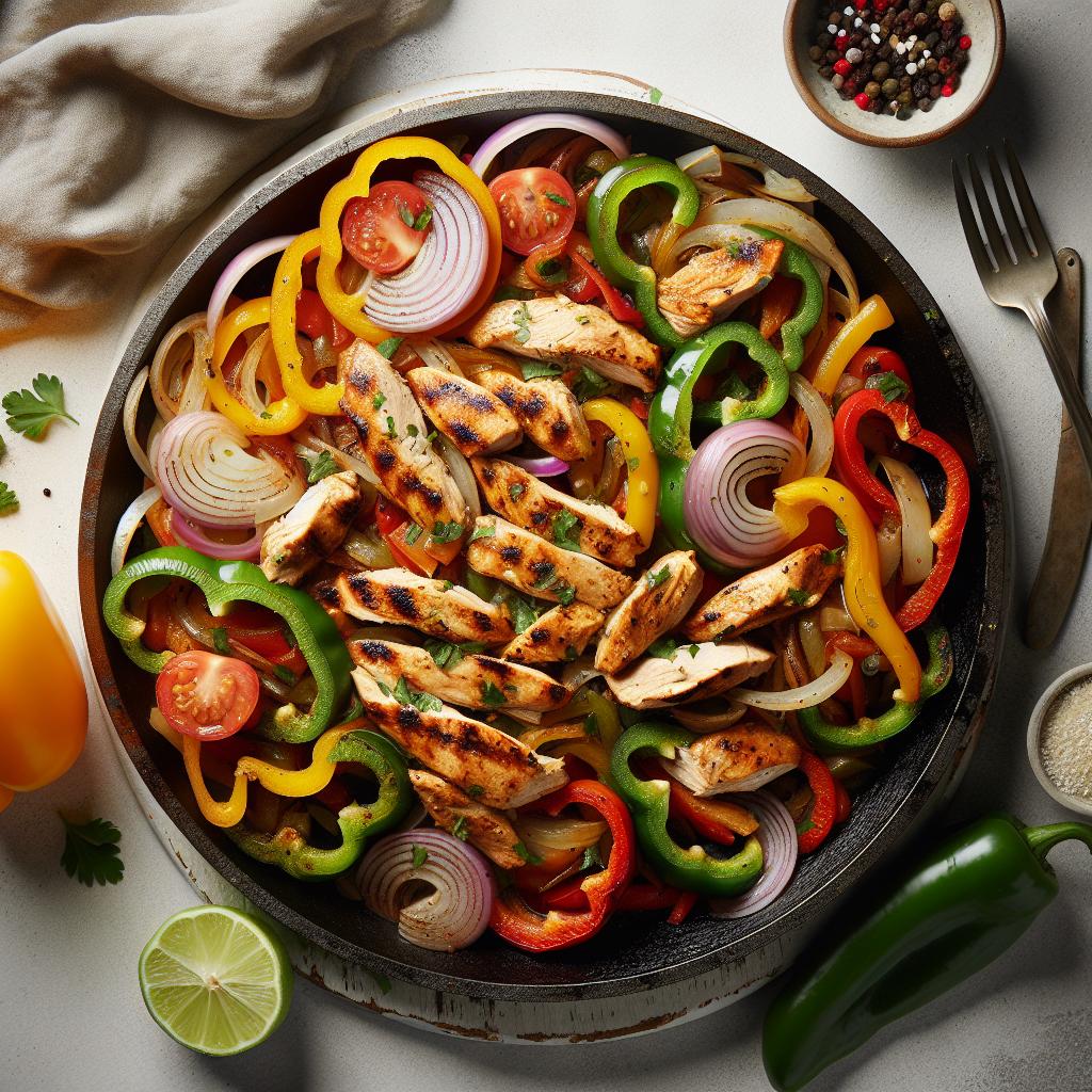 One-Pan Chicken Fajita Feast: Easy, Flavorful Dinner Idea