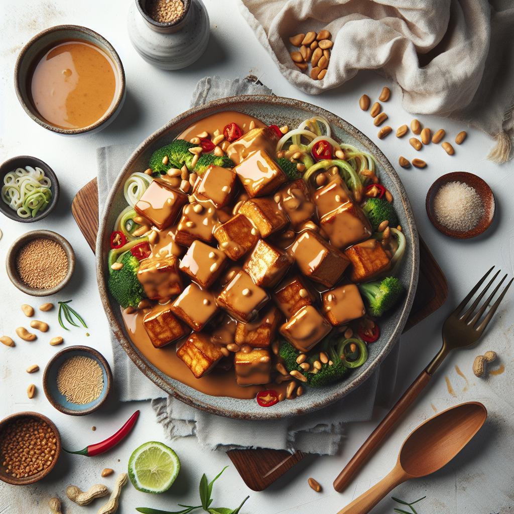 Crunchy Tofu Delight: Mastering Peanut Sauce Perfection