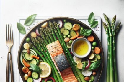 One-Pan Wonder: Sheet Pan Salmon and Asparagus Delight