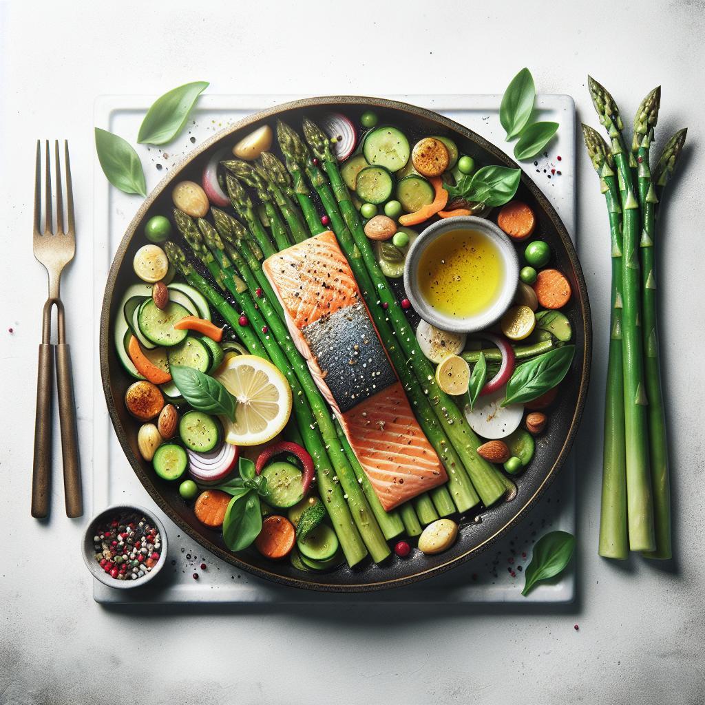 One-Pan Wonder: Sheet Pan Salmon and Asparagus Delight