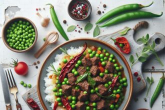 Savor the Flavor: Hearty Beef Keema with Sweet Peas Delight