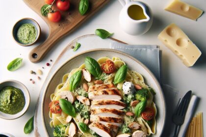 Indulgent Creamy Pesto Chicken Pasta: A Flavorful Twist