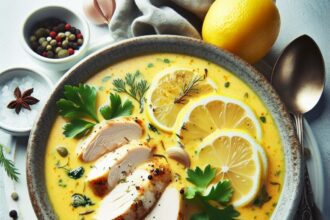 Zesty Comfort: How to Make Creamy Lemon Chicken Soup