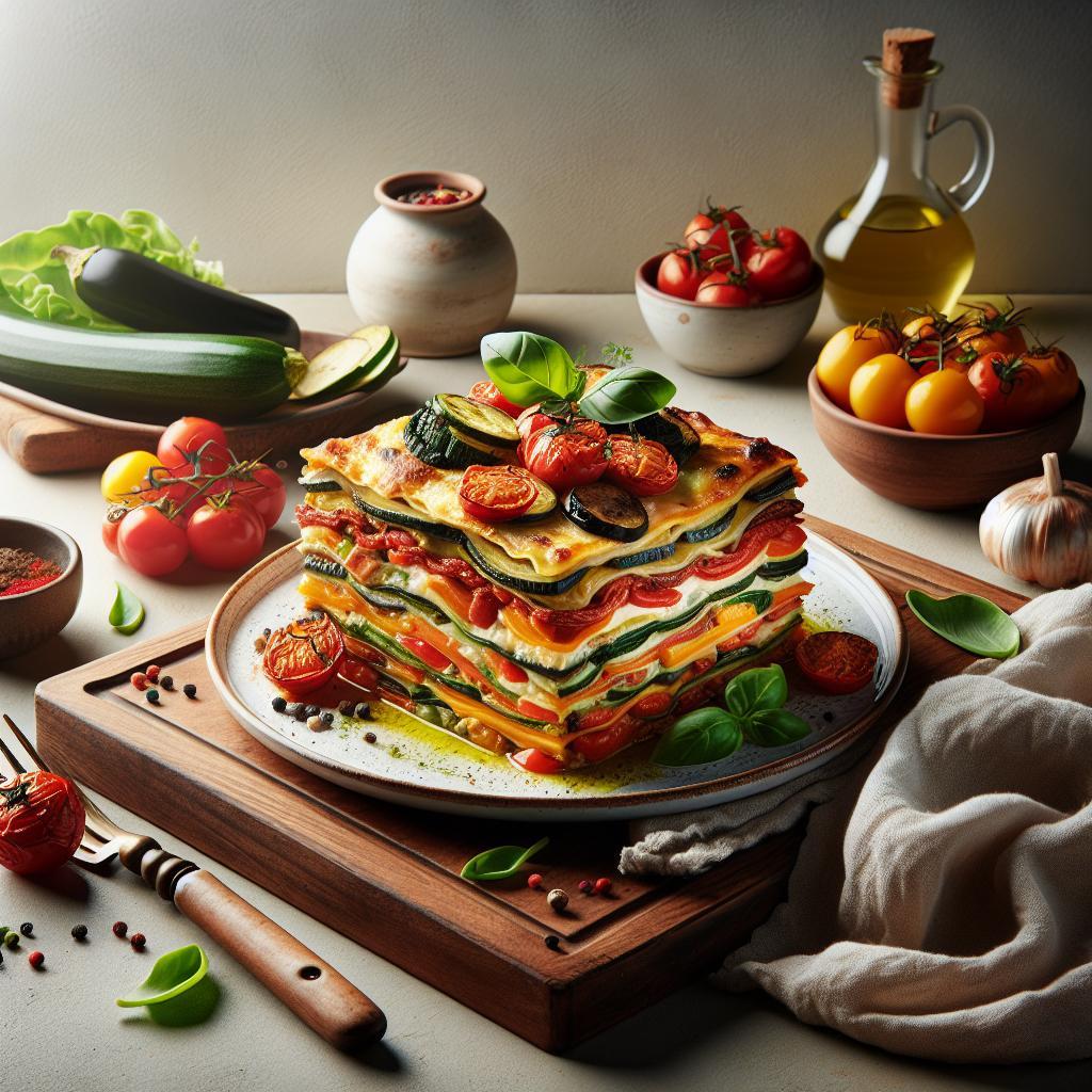 Layered Bliss: The Art of Roasted Vegetable Lasagna