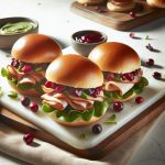 Savory Turkey & Cranberry Sliders: A Holiday Flavor Twist