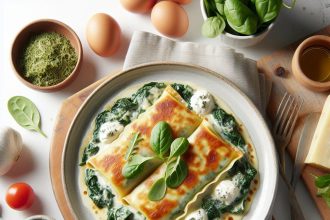 Decadent Creamy Spinach and Ricotta Cannelloni Delight