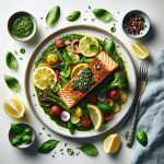 Elevate Dinner: Baked Salmon with Vibrant Pesto Twist