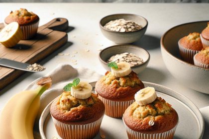 Wholesome Banana Oat Muffins: A Nutritious Delight