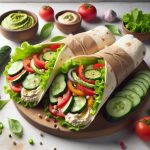 Wholesome Homemade Hummus & Veggie Wraps You’ll Love