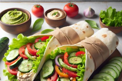 Wholesome Homemade Hummus & Veggie Wraps You’ll Love