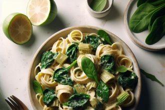 Indulge in Creamy Spinach Artichoke Pasta Perfection
