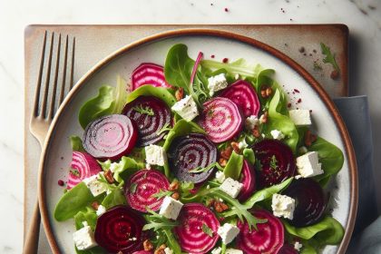 Brighten Your Menu: Roasted Beet Salad with Goat Cheese