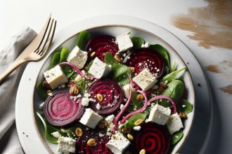 Brighten Your Plate: Roasted Beet Salad with Creamy Goat Cheese